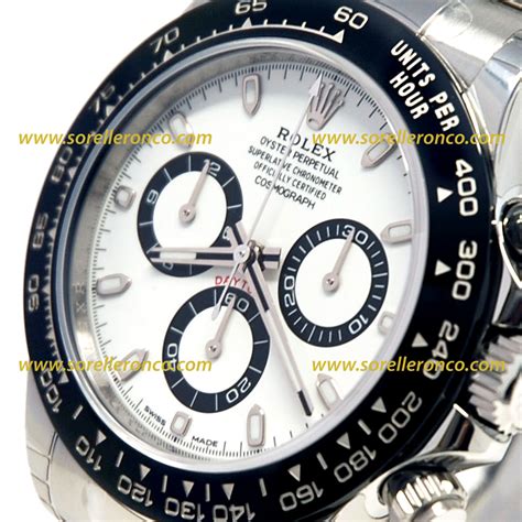 rolex daytona ceramica quadrante bianco|rolex daytona prezzo listino.